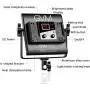 GVM 560 LED Video Light, Dimmable Bi-Color, 3 Packs Photography Lighting with APP Intelligent Control System, Lighting for YouTube Studio Outdoor, Video Lighting Kit, 2300K-6800K, CRI 97+