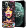 XIX iPhone 11 Pro Max Case African American Afro Girls Women Slim Fit Shockproof Bumper Cell Phone Accessories Thin Soft Black TPU Protective Apple iPhone 11 Pro Max Cases (01)