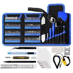 Kaisi 139 in 1 Electronics Repair Tool Kit Professional Precision Screwdriver Set Magnetic Drive Kit with Portable Bag for Repair PC Computer, Laptop, Tablet, iPad, iPhone, Xbox, Game Console and more