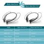 Mpow Jaws Gen5 Bluetooth Headphones 18H Playtime for Work from Home, V5.0 Wireless Neckband Headphones Online Teaching & Conference, Bluetooth Headset Call Vibrate & CVC6.0 Noise Cancelling Mic, Gray