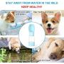 Dog Water Bottle Upgraded Pet Water Bottle Lightweight Dog Travel Water Bottle 2.76" Big Trough Leak Proof Pet Drinking Bottle Drink Cup for Walking Travel Hiking