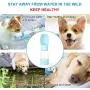 Dog Water Bottle Upgraded Pet Water Bottle Lightweight Dog Travel Water Bottle 2.76&quot Big Trough Leak Proof Pet Drinking Bottle Drink Cup for Walking Travel Hiking