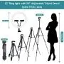 Selfie Ring Light 12" with 56" Extendable Tripod Stand & 2 Phone Holder for iPhone and Android Phone, Lusweimi Dimmable Led Ring lights for Live Stream/YouTube/TikTok/Makeup/Photography Selfie Ring Light 12" with 56" Extendable Tripod Stand & 2 Phone Holder for iPhone and Android Phone, Lusweimi Dimmable Led Ring lights for Live Stream/YouTube/TikTok/Makeup/Photography