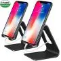 COOLOO Cell Phone Stand, Mobile Phone Anti-Skid Holder, Cradle, Dock Compatible Android Smartphone, Phone 11 Pro Xs Max Xr X 8 7 6 6s Plus 5s, Accessories Desk - 2 Pack Black COOLOO Cell Phone Stand, Mobile Phone Anti-Skid Holder, Cradle, Dock Compatible Android Smartphone, Phone 11 Pro Xs Max Xr X 8 7 6 6s Plus 5s, Accessories Desk - 2 Pack Black