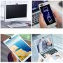Webcam Cover Slide for Privacy (6 Pack) - Ultra Thin Web Camera Cover for Laptops, MacBook Pro, Tablets, PC, Computer, iPad, Smartphone Tablets Etc. w/2 Designs - Protect Your Privacy & Security