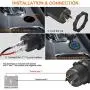 12V USB Outlet, AlfredDireck Dual Quick Charge 3.0 USB Car Charger with Switch, 36W 12V USB Outlet Fast Charger Waterproof Power Outlet for Marine Boat Motorcycle Truck Golf Cart 12V USB Outlet, AlfredDireck Dual Quick Charge 3.0 USB Car Charger with Switch, 36W 12V USB Outlet Fast Charger Waterproof Power Outlet for Marine Boat Motorcycle Truck Golf Cart