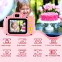 VATENIC Kids Camera Children Digital Cameras for Girls Toys 1080P 2 Inch Toddler Video Best Birthday Gift for 3-10 Year Old Girls with 32GB SD Card (Pink)