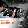 FITFORT Universal Air Vent Car Mount - 360° Rotation Clip Car Mount Phone Holder with Adjustable Switch Lock for All Smartphones GPS Navigation