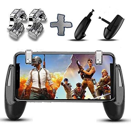 RONSHIN Wireless Controller,Joysticks for PUBG STG FPS Game Trigger Cell Phone Mobile Controller Fire Button Gamepad L1R1 Aim Key Joystick for iPhone Android Gifts for Boys