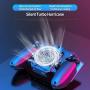 Extra Durable Game Controller | Dl88 Pubg Game Controller Gamepad Six Finger Semiconductor Refrigeration Trigger Joystick Gamepad for Mobile Phone iOS Android