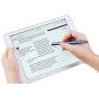 CCIVV 3 Pcs Stylus Pens for Touch Screens [0.24-inch Tip Series] + 12 Extra Replaceable Rubber Tips (Black/Silver/Dark Blue)