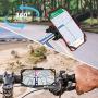 Bike Phone Mount, Detachable 360° Rotation Adjustable Universal Silicone Handlebar Cradle Motorcycle Phone Mount -for iPhone 11 Pro Max/X/XR/XS MAX/8/7 Plus, Samsung Galaxy S20 or Any Cell Phone…