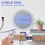 Bug Zapper, Electric Insect Fly Traps, Mosquito Zappers, Mosquito Killer for Patio with Timing Function (Grey) Bug Zapper, Electric Insect Fly Traps, Mosquito Zappers, Mosquito Killer for Patio with Timing Function (Grey)