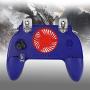 FastUU Game Console Gamepad, 6-in-1 Multi-Function Stretchable Mobile Phone Bracket Heat Dissipation Gamepad, Four-Finger Linkage Ergonomic Design Game Machine Accessories(Blue)