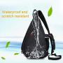KAKA Sling Bag,Crossbody Backpack Shoulder Bag Travel With USB Charging Port
