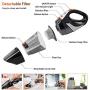 Hikeren Handheld Vacuum, Hand Vacuum Cordless 7Kpa Strong Suction Powered by Li-ion Battery Rechargeable Quick Charge Tech, Mini Vacuum for Home and Car Cleaning, Orange