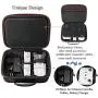 Hard Storage Carrying Case for DJI Mavic Air 2 Fly More Combo. - Black