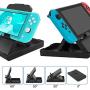 Multi-Angle Playstand for Nintendo Switch Lite - YOOWA Foldable Adjustable Holder Play Stand Compatible with Nintendo Switch Lite Mini Pro Air iPhone Android Phones Tablets E-Reader and More