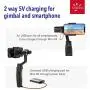 Moza Mini-MI 3-Axis Smartphone Gimbal Stabilizer, Wireless Phone Charging, Max Load 10.6 oz, Multiple Subjects Detection, Inception Mode, Timelapse Slow Motion