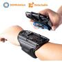 Wristband Phone Holder for iPhone XR/11/X/8 Plus/8/7/6 Plus/iPod Touch, Detachable Sports Wristband for Androids, Samsung Galaxy, all 4-6.5Phones, 360°Rotatable with Key Holder