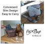 Flex Flap Cell Phone Holder & Tablet Stand for Desk, Car, Bed, Home and in-Flight Airplane Travel Accessories Travel Gadgets Universal for Mobile iPhone Android iPad Kindle Tablet While Hands Free