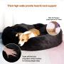 JEMA Dog Beds for Medium Dogs Donut Calming Dog Bed Washable, Comfortable Round Cute Durable Pet Beds with Removable Pillow