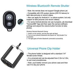 Phone Tripod, Portable Cell Phone Tripod Adjustable Tabletop Tripod Stand with Wireless Remote Flexible Tripod Compatible for iPhone 11 Pro Xs MAX XR X SE 8 7 6S Plus Samsung Android Phones Gopro