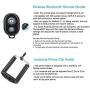 Phone Tripod, Portable Cell Phone Tripod Adjustable Tabletop Tripod Stand with Wireless Remote Flexible Tripod Compatible for iPhone 11 Pro Xs MAX XR X SE 8 7 6S Plus Samsung Android Phones Gopro