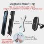Wireless Car Charger, 10W Qi Fast Car Mount Phone Holder Magnetic Dashboard [ 360 Rotation ] Compatible for iPhone 11/11 Pro Max/Xs Max/XR/X/8 Plus, Samsung Galaxy S10/S10E/Note10/S9/S9+/S8 and More