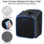Giantex Portable Steam Sauna Spa 2L Folding Private Sauna Tent W/Chair Foot Massage Roller Absorbent Pad and 9 Adjustable Temperature Levels Spa Tent for Weight Loss Stress Fatigue (Black)