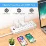 Power Strip with USB Ports,QOLIXM Surge Protector with 6 USB Charging Ports and 6 Outlets,1625W/13A,6 Feet Long Extension Cord for Multiple Devices Smartphone Tablet Laptop Computer Power Strip with USB Ports,QOLIXM Surge Protector with 6 USB Charging Ports and 6 Outlets,1625W/13A,6 Feet Long Extension Cord for Multiple Devices Smartphone Tablet Laptop Computer