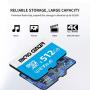 Micro Center Premium 512GB microSDXC Card UHS-I Flash Memory Card C10 U3 V30 4K UHD Video A1 Micro SD Card with Adapter (512GB)