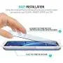 Maxboost (3 Pack) Screen Protector with Anti-Blue Compatible Apple iPhone 11 and iPhone XR (6.1&quot) [Blue Light Filtering + Eye Protection Tempered Glass] Advance HD Clarity Work with Most
