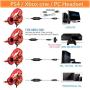 Best Gaming Headset PS4, Compatible for Xbox One, Nintendo Switch, ONIKUMA K1 Stereo Noise Cancelling Over Ear Headphones with Microphone, PC, Phone, with Free Headphone Hook,About 15 Days Delivery