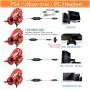 Best Gaming Headset PS4, Compatible for Xbox One, Nintendo Switch, ONIKUMA K1 Stereo Noise Cancelling Over Ear Headphones with Microphone, PC, Phone, with Free Headphone Hook,About 15 Days Delivery
