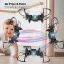 DROCON Mini Drones for Kids, Portable Pocket Quadcopter with Altitude Hold Mode, One-Key Take-Off & Landing, 3D Flips and Headless Mode, Easy to Fly for Beginners DROCON Mini Drones for Kids, Portable Pocket Quadcopter with Altitude Hold Mode, One-Key Take-Off & Landing, 3D Flips and Headless Mode, Easy to Fly for Beginners