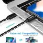JYDMIX USB C to Lightning Cable 3FT [Apple MFi Certified] Nylon Braided Compatible with iPhoneSE 2020/11/11Pro/ X/XS/XR/XS Max / 8/8 Plus, Support Power Delivery by Type C Charger