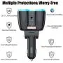 USB C Car Charger, Cigarette Lighter Splitter Adapter 2 Socket Type C Multi Power Outlet 12V/24V 80W DC with LED Voltmeter Switch 5.8A Dual USB Port for Mobile Cell Phone GPS Dash Cam USB C Car Charger, Cigarette Lighter Splitter Adapter 2 Socket Type C Multi Power Outlet 12V/24V 80W DC with LED Voltmeter Switch 5.8A Dual USB Port for Mobile Cell Phone GPS Dash Cam