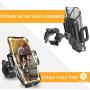 Phone Holder Mount for Bike Handle bar - Motorcycle Cell Phone Clamp, Scooter Phone Mount Cradle for iPhone 11 Pro Max Xs Xr SE2 8 Plus, Samsung Galaxy S20 Note 10 S9+ and More Smartphones