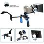 Morros DSLR Rig Movie Kit Shoulder Mount Rig with Follow Focus and Matte Box for All DSLR Cameras and Video Camcorders