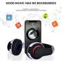 JIAX Wireless Headphones Bluetooth Headset Foldable Stereo Gaming Earphones with Microphone Support TF Card for Ipad Mobile Phone