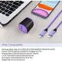 USB C Charger Set, 2Pack 6.6ft Type C Charging Cord with Car Charger, Dual USB Wall Charger Compatible with Samsung Galaxy S10+ S10 S10e S9 S9+ S8 S8+ Note 8 9 10 10+ A10e A50 A70 A80,Google Pixel 3