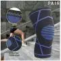 ELURH Compression Knee Brace-Knee Support for Joint Pain Relief, Running, Biking, Basketball, Gym, Workout-Knee Wrap, Knee Sleeve for Men and Women(2 Pack,L) ELURH Compression Knee Brace-Knee Support for Joint Pain Relief, Running, Biking, Basketball, Gym, Workout-Knee Wrap, Knee Sleeve for Men and Women(2 Pack,L)