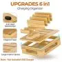 Alltripal Charging Station for Multiple Devices Bamboo Charging Organizer for USB Charger Docking Station with 5 USB Cables (Note No Power Supply) Alltripal Charging Station for Multiple Devices Bamboo Charging Organizer for USB Charger Docking Station with 5 USB Cables (Note No Power Supply)