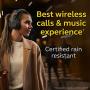 Jabra Elite 85h Wireless Noise-Canceling Headphones, Gold Beige – Over Ear Bluetooth Headphones Compatible with iPhone and Android - Built-in Microphone, Long Battery Life - Rain and Water Resistant