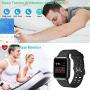 Willful Smart Watch for Android Phones Compatible iPhone Samsung IP68 Swimming Waterproof Smartwatch Sports Watch Fitness Tracker Heart Rate Monitor Digital Watch Smart Watches for Men Women Black