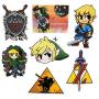 47PCS The Legend of Zelda Ocarina of Time Stickers Game Stickers Laptop Computer Bedroom Wardrobe Car Skateboard Motorcycle Bicycle Mobile Phone Luggage Guitar DIY Decal (The Legend of Zelda 47)