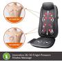 Snailax Shiatsu Massage Seat Cushion - 2D/3D 2-in-1 Modes Back Massager with Heat, Rolling Kneading Massage Chair Pad for Back Pain Relief, Gifts for Women/Men/Dad/Mom