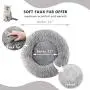 Joyreap Round Plush Dog Bed, Velvet Donut Pet Bed, Faux Fur Fluffy Cat Bed Cuddler Cushion for All Season - Washable, Non-Slip Waterproof Bottom (55cm /22 inches) Joyreap Round Plush Dog Bed, Velvet Donut Pet Bed, Faux Fur Fluffy Cat Bed Cuddler Cushion for All Season - Washable, Non-Slip Waterproof Bottom (55cm /22 inches)
