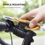 iOttie Active Edge Go Bike Phone Holder Bar Mount || Universal Smartphone | iPhone Xs Max R 8/8S 7 Plus 6S 6 SE Samsung Galaxy S8 Plus S8 Edge S7 S6 Note 8 5 (HLBKIO104)